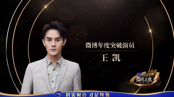 年度突破演员王凯:一年里……