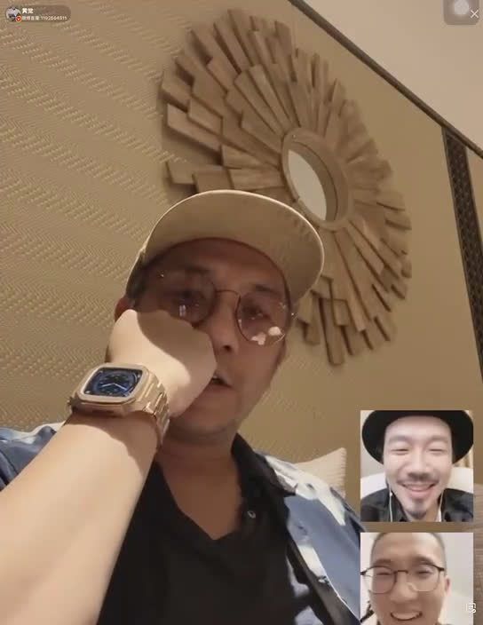 今晚直播连麦的欢乐喜剧人现场吧……