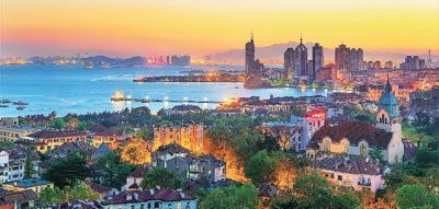 　　青岛风光。　　张 岩摄