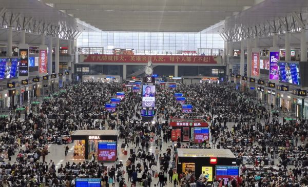 上海虹桥站候车大厅本文图片均为中国铁路上海局集团有限公司提供