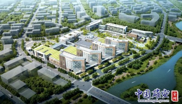 雄安宣武医院项目效果图。中国雄安官网发