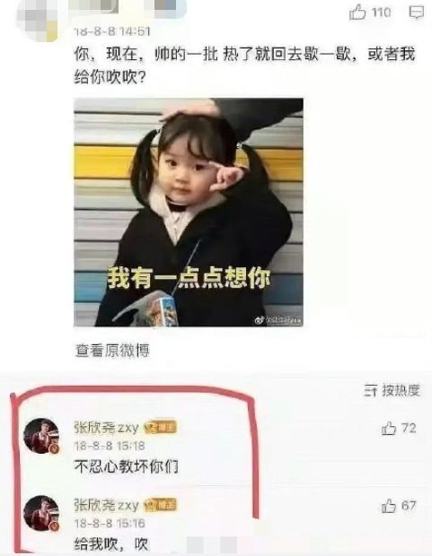 张欣尧早期言论