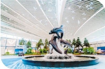 胶东国际机场内景。 资料图片