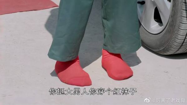 谢广坤演下车的戏，刘能一见红袜子，立马气得犯病