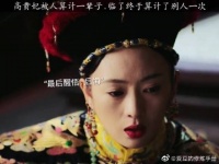 高贵妃下线,最后才知道自己效忠的人是害自己的人