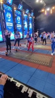 国外的电视娱乐节目立定跳远,感觉像东欧国家 立定跳远