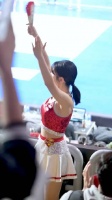 是谁惹小姐姐生气了?啦啦队美女