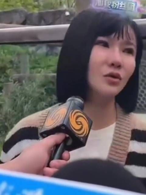 丫丫欢送会，网友月月接受采访，呼吁我们的国宝不再旅美打工！