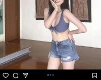 华谊千金晒照身材丰满秀事业线,引起网友热议