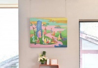 多彩幻境宛如《西游记》插图丨“缠绕的迷宫：白云新作展”揭幕