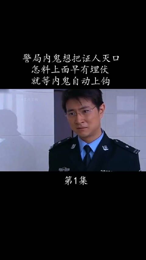 警局内鬼想把证人灭口,怎料上面早有埋伏,就等内鬼自动上钩