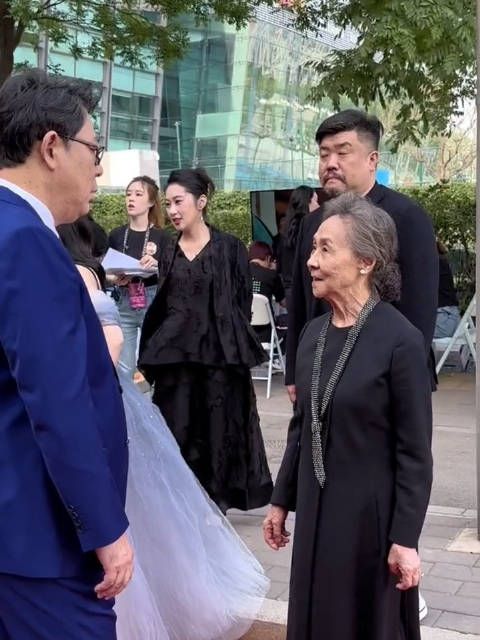 吴彦姝高亚麟华表奖后台视频,吴彦姝奶奶好优雅