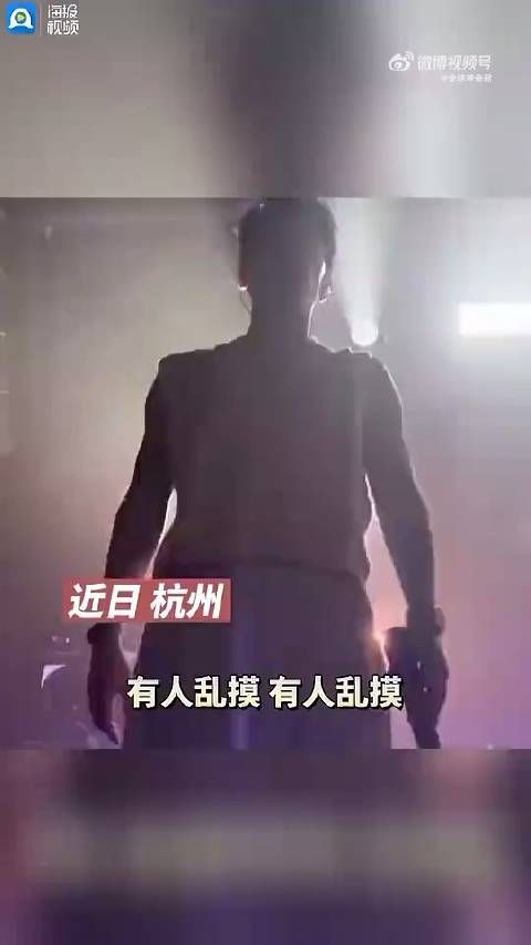 某演唱会现场，女粉丝求助一名男子趁机乱摸