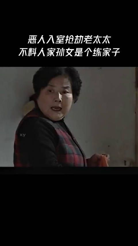 恶人入室抢劫老太太,不料人家孙女是个练家子