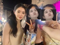 网友偶遇刘浩存的合照,她真的和其他人不在一个图层的感觉……