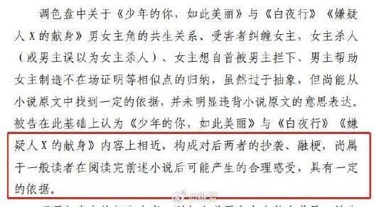 玖月晞告读者案一审判决