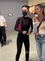 娜扎现身机场穿搭，差点被路人忽悠