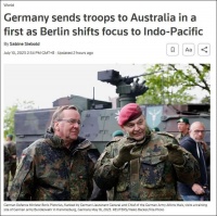 德国首次派部队赴“印太”参加军演，声称“不能再只关注欧洲”