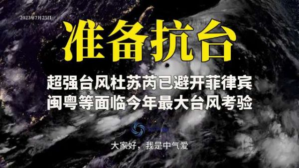准备抗台!超强台风杜苏芮已避开菲律宾……