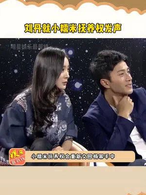 刘丹就小糯米抚养权发声,否认刘恺威 再婚后……