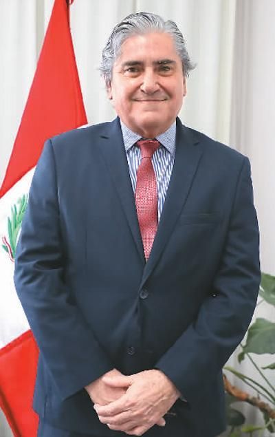 秘鲁驻华大使马尔科·巴拉雷索近照。海外网 陆宁远摄