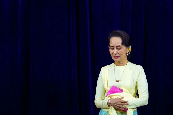 缅甸原国务资政昂山素季（资料图）