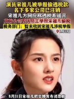 演员宋祖儿被指偷逃税款，税务专管员：暂未收到她公司涉税举报工单