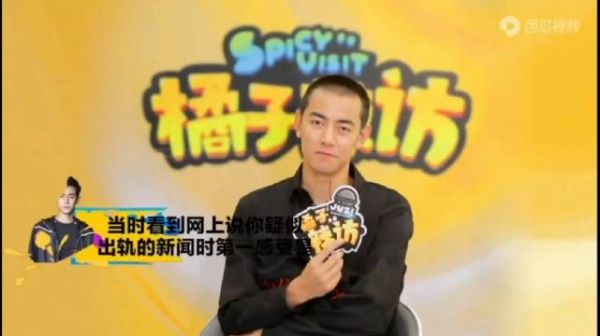纪凌尘曾接受媒体专访否认出轨……