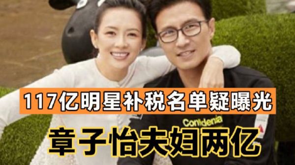 117亿明星补税名单曝光!章子怡夫妇2亿,吴京邓超赵丽颖前三