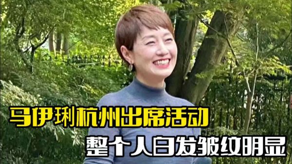 马伊琍出席活动！头发发白皱纹明显，整个人略显老态