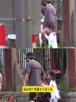 张杰带仨娃出游，跳跳俏俏都长这么高了