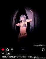 ins刷到Lisa疯马秀现场的照片，看着有点像她……