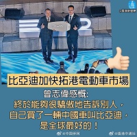 香港艺人曾志伟成为比亚迪车主 ：终可骄傲说出自己买了一辆中国车