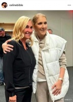 席琳迪翁患僵人综合征后首次公开露面