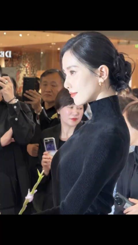 刘诗诗 优雅黑天鹅 全世界穿高领最好看的女人!