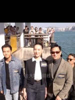 张家辉、梁洛施、陈伟霆现身新片宣传活动……