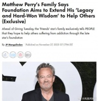 钱德勒扮演者家人宣布捐出全部遗产