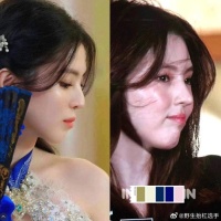 美女为什么都要do鼻子啊，韩素希也do鼻子了！