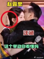 汪涵赵露思拥抱，汪涵的举动你看懂吗？