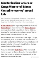 卡戴珊女儿素描封面引争议