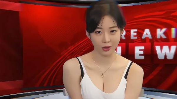 你能想象这是韩国的新闻联播