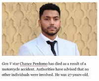 太突然！热播剧男演员车祸去世