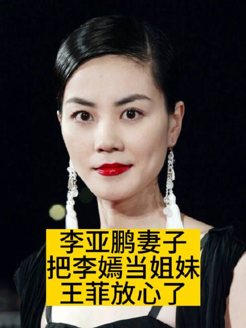 李亚鹏妻子把李嫣当姐妹,王菲放心了