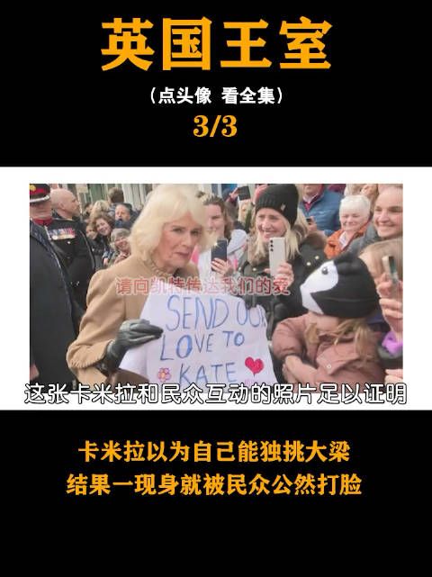 前半生活在戴安娜阴影下的卡米拉,下半辈子怕是要活在凯特的阴影下了!
