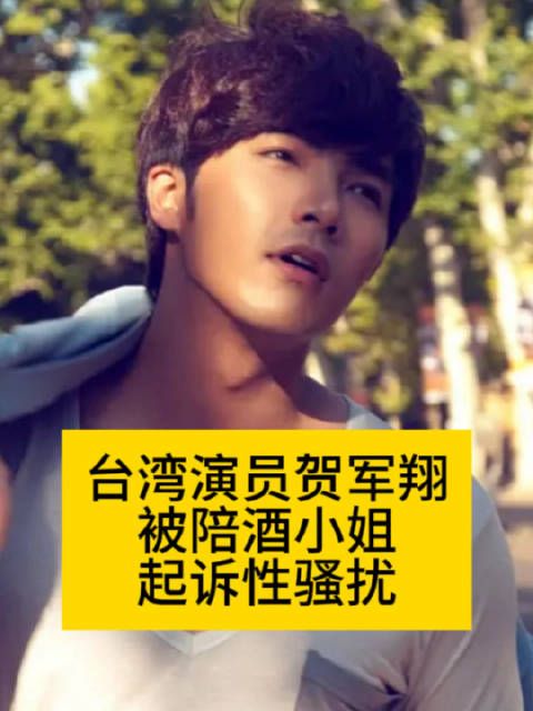 台湾演员贺军翔,被陪酒小姐起诉性骚扰