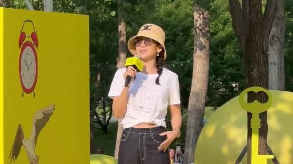 章子怡带儿子现身阿那亚戏剧节,四岁的儿子突然哭闹,保姆怎么哄也无效…