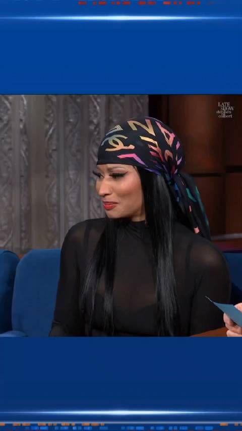 麻辣鸡Nicki Minaj凡尔赛名场面 主持人:你坐飞机会选靠窗户还是靠过道坐?