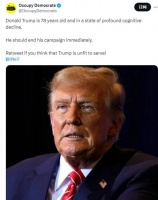 特朗普也被嫌弃太老，哈里斯开始在民调中领先