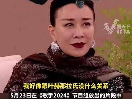 那英澄清:看起来我与叶赫那拉氏并无关联
