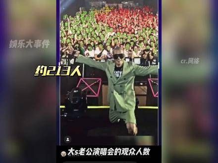 一个闲暇的网民统计了具俊晔演唱会的观众数量,结果显示共有213人到场